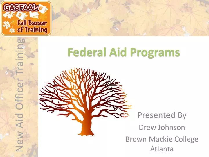 federal aid programs
