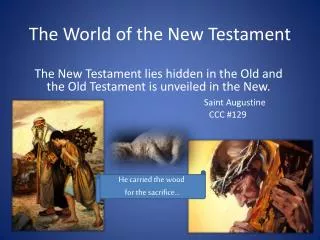 The World of the New Testament
