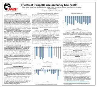 Effects of Propolis use on honey bee health