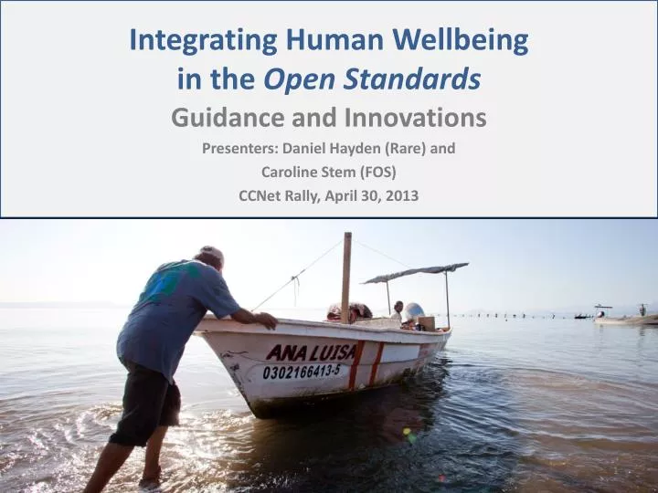 integrating human wellbeing in the open standards
