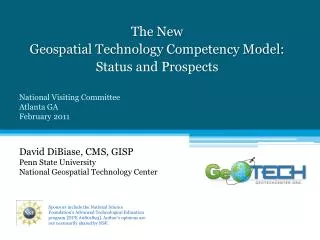 The New Geospatial Technology Competency Model: Status and Prospects