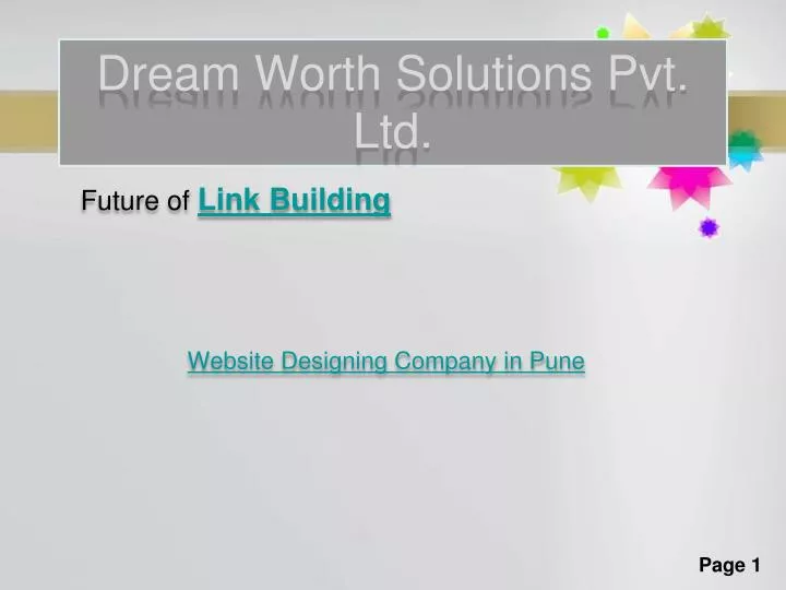 dream worth solutions pvt ltd
