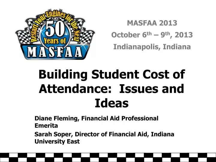 building student cost of attendance issues and ideas