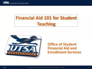 Financial Aid 101 for Student Teaching