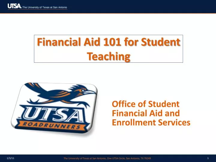 financial aid 101 for student teaching