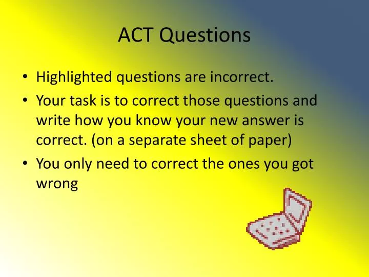 act questions