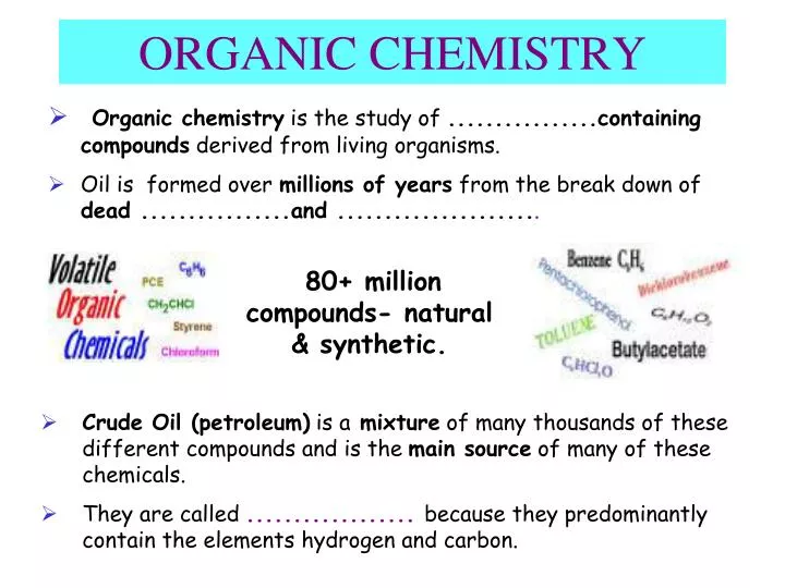 Organic compound - Definition and Examples - Biology Online Dictionary