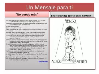 un mensaje para ti