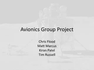 Avionics Group Project