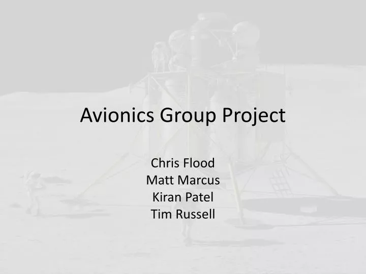 avionics group project