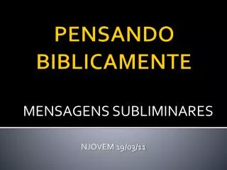 mensagens subliminares