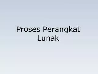 proses perangkat lunak