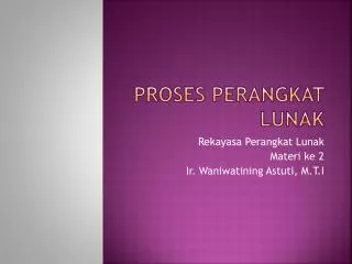proses perangkat lunak