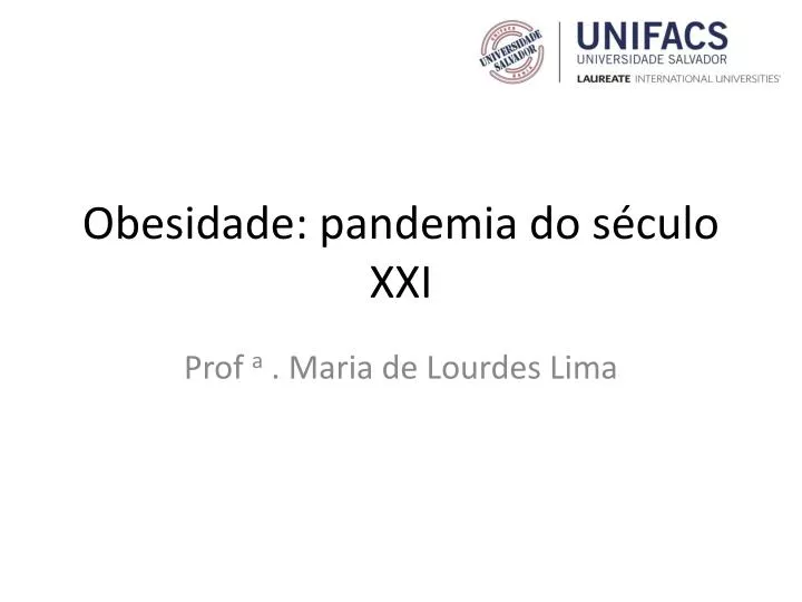 obesidade pandemia do s culo xxi