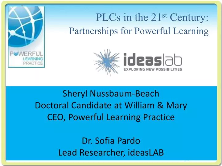 plcs in the 21 st century partnerships for powerful learning