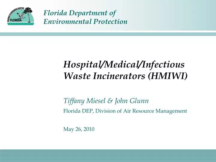hospital medical infectious waste incinerators hmiwi