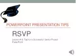 Powerpoint presentation tips - slide 1