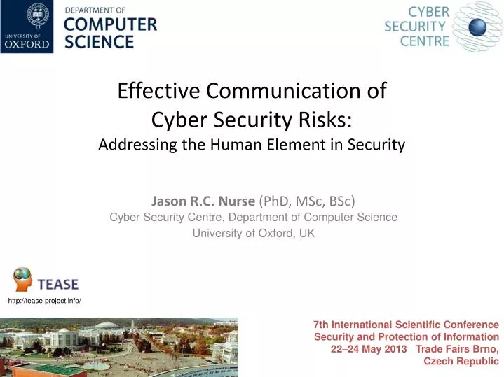 effective communication of cyber security risks addressing the human element in security