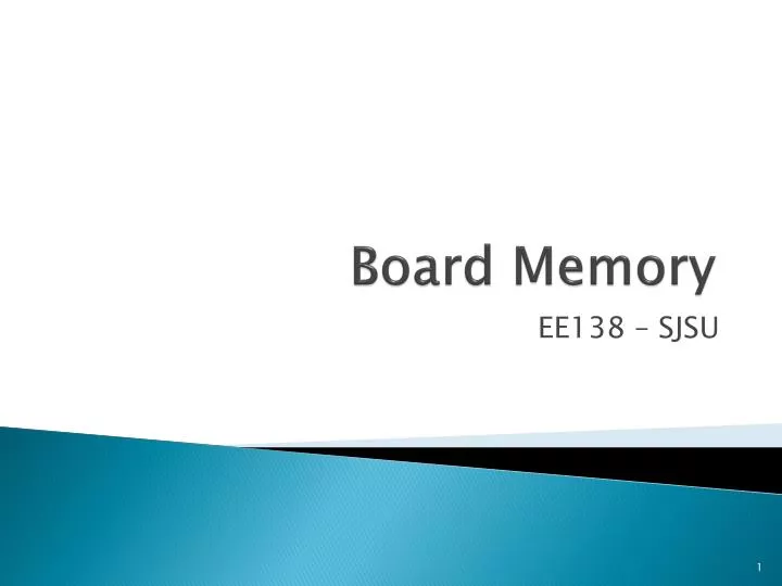 board memory