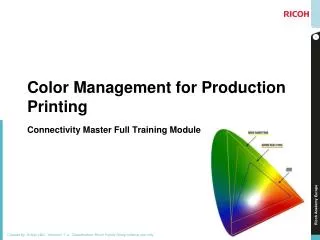 Color Management for Production Printing