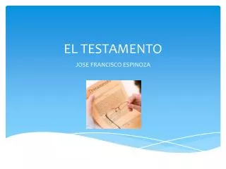 el testamento