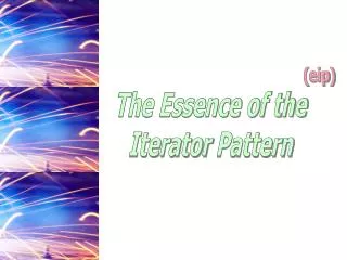 The Essence of the Iterator Pattern