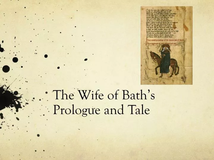 the wife of bath s prologue and tale