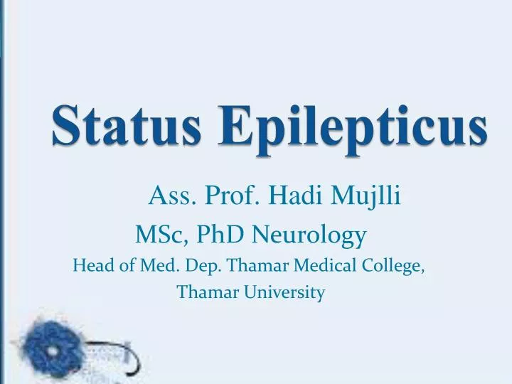 status epilepticus
