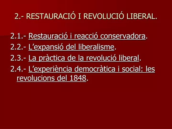 2 restauraci i revoluci liberal