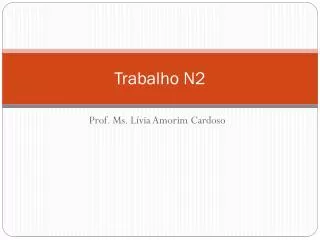 trabalho n2