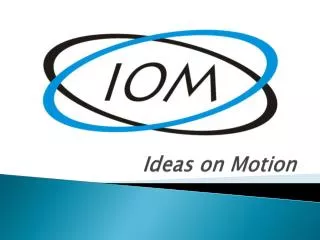 Ideas on Motion