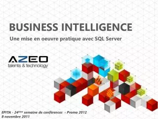 business intelligence