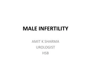 PPT - Male Infertility Symptoms PowerPoint Presentation, free download ...