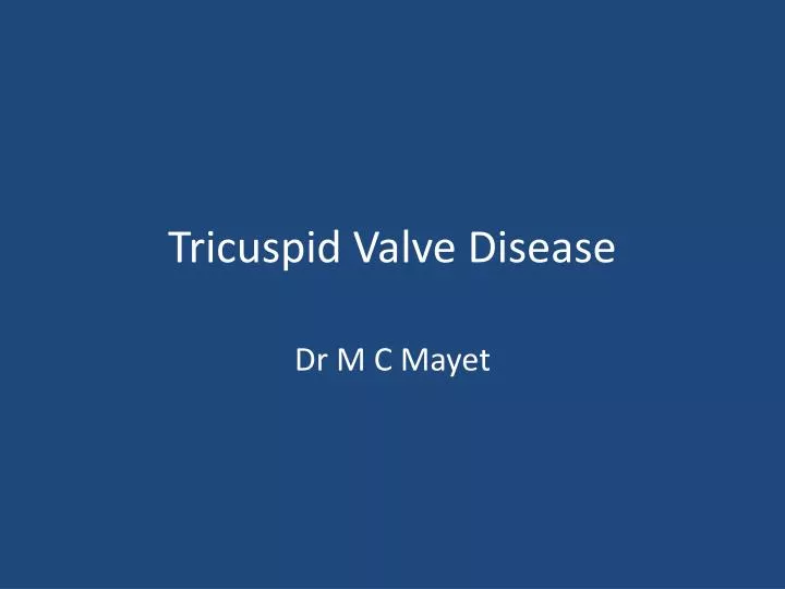 tricuspid valve disease