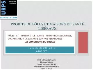 projets de p les et maisons de sant lib raux