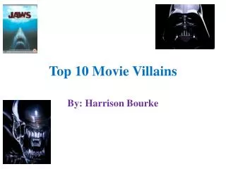 Top 10 Movie Villains