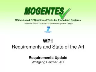 WP1 Requirements and State of the Art