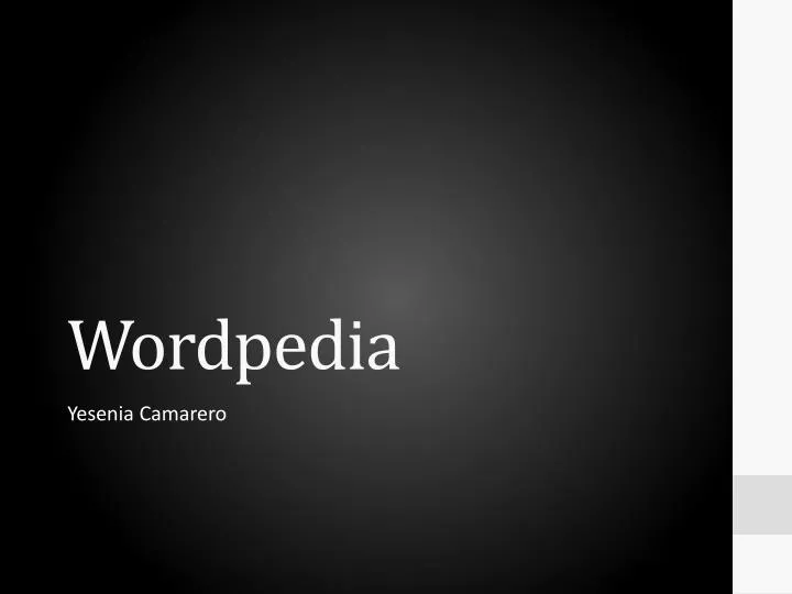 wordpedia