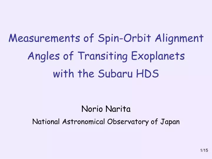 measurements of spin orbit alignment angles of transiting exoplanets with the subaru hds