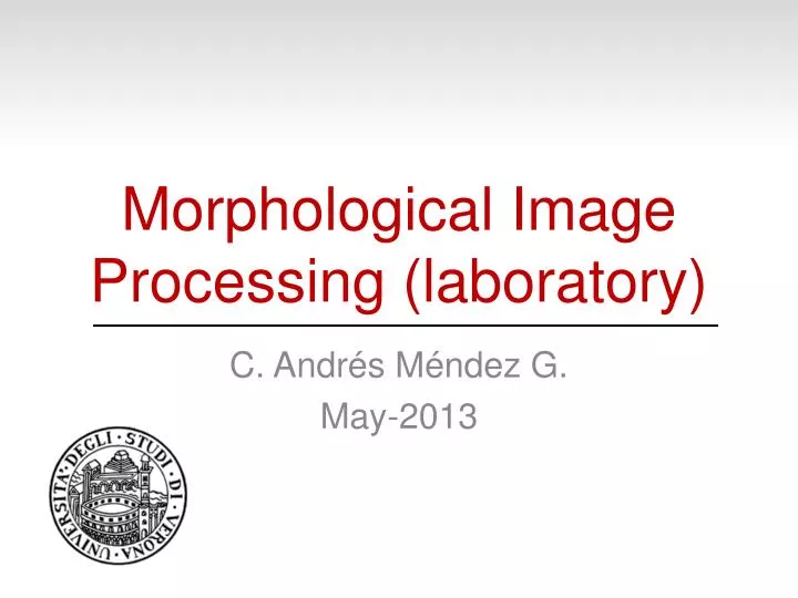 morphological image processing laboratory