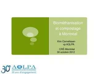 biom thanisation et compostage montr al