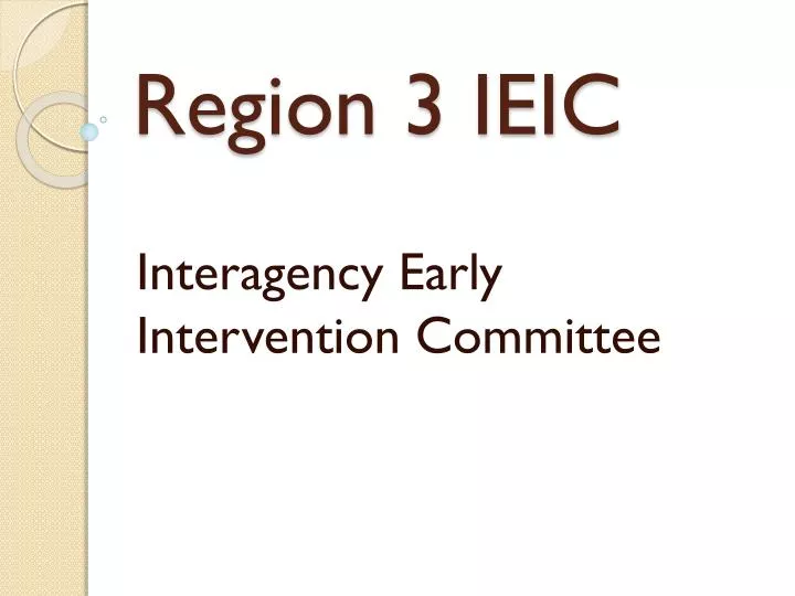 region 3 ieic