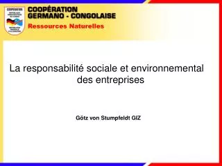 ressources naturelles