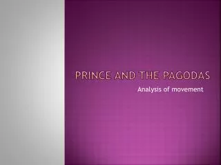prince and the pagodas