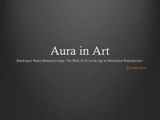 Aura in Art