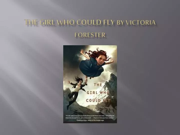 the girl who could fly by victoria forester
