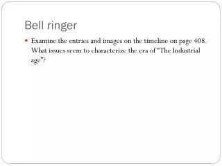 Bell ringer