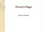 Women’s Wages - slide 1