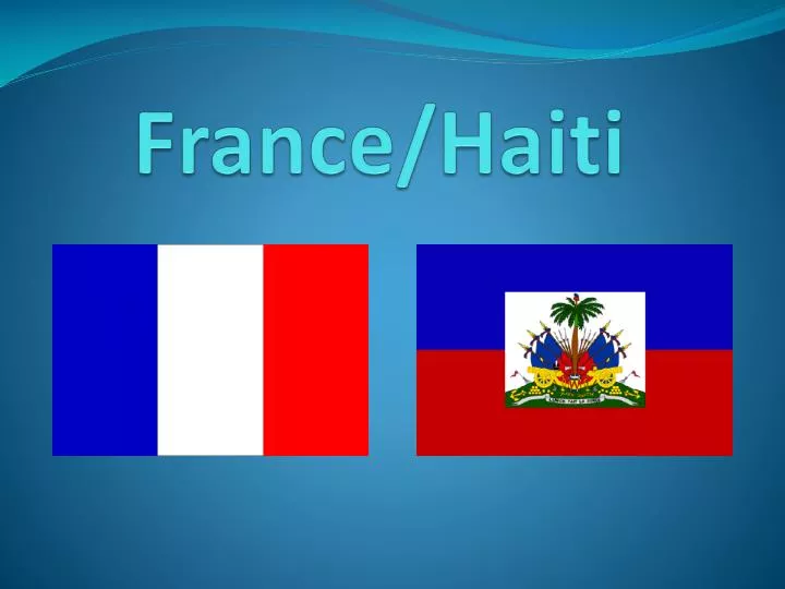 france haiti