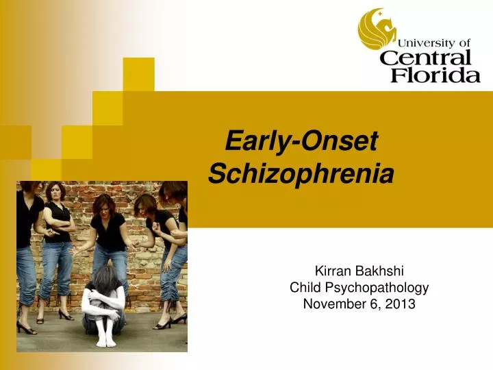 early onset schizophrenia